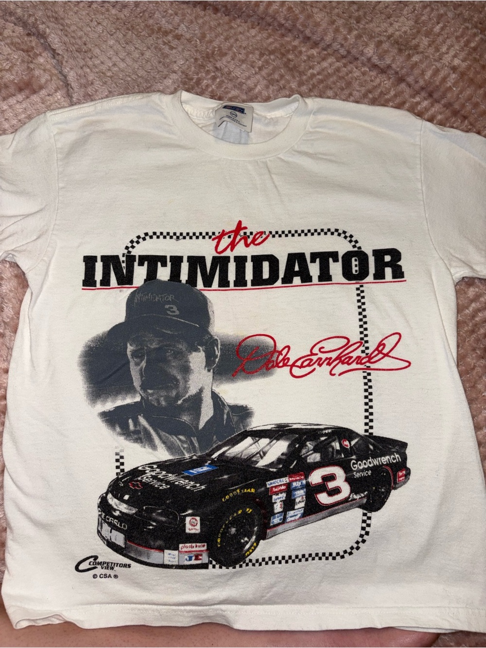 Vintage 1997 Dale Earnhardt Sr #3 Schedule Tee